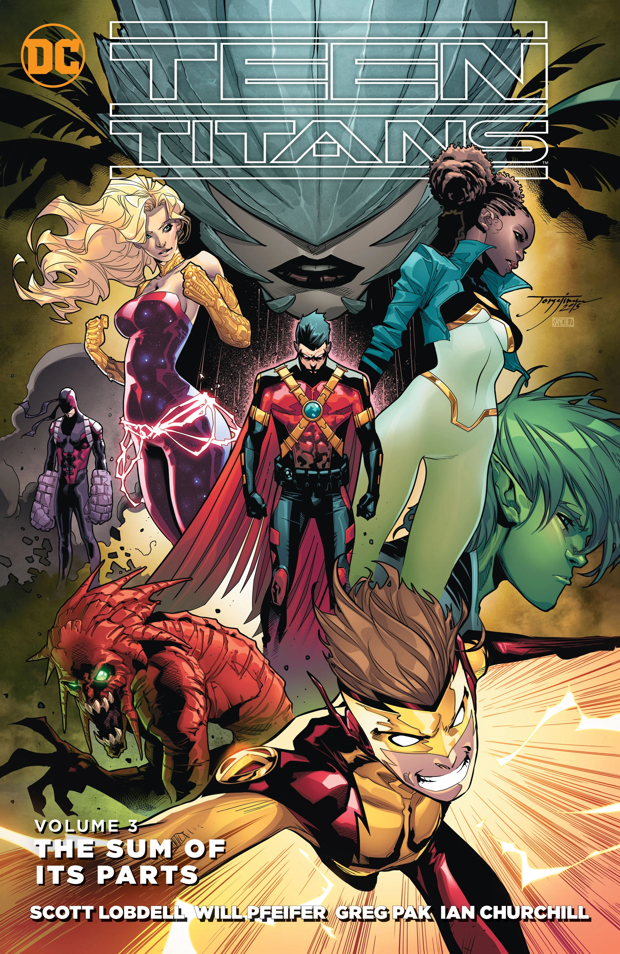 Teen Titans Vol. 3: The Sum of its Parts (DC, 2016) cover